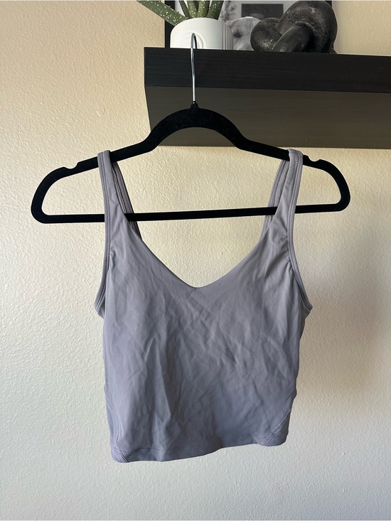 Tops - Women’s Gray Sleeveless V-Neck Crop Tank Top